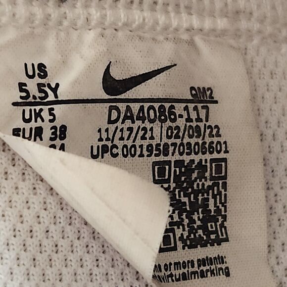 Nike Blazer Mid '77 Shoes Women Size 7 / 5.5Y White Blue Orange DA4086-117 - Picture 9 of 9